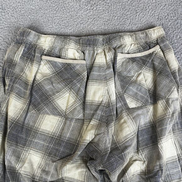 Scully Corduroy Pants Mens M Blue Cream Lightweight Western 32 x 30 Pull On Y2K - Picture 7 of 15